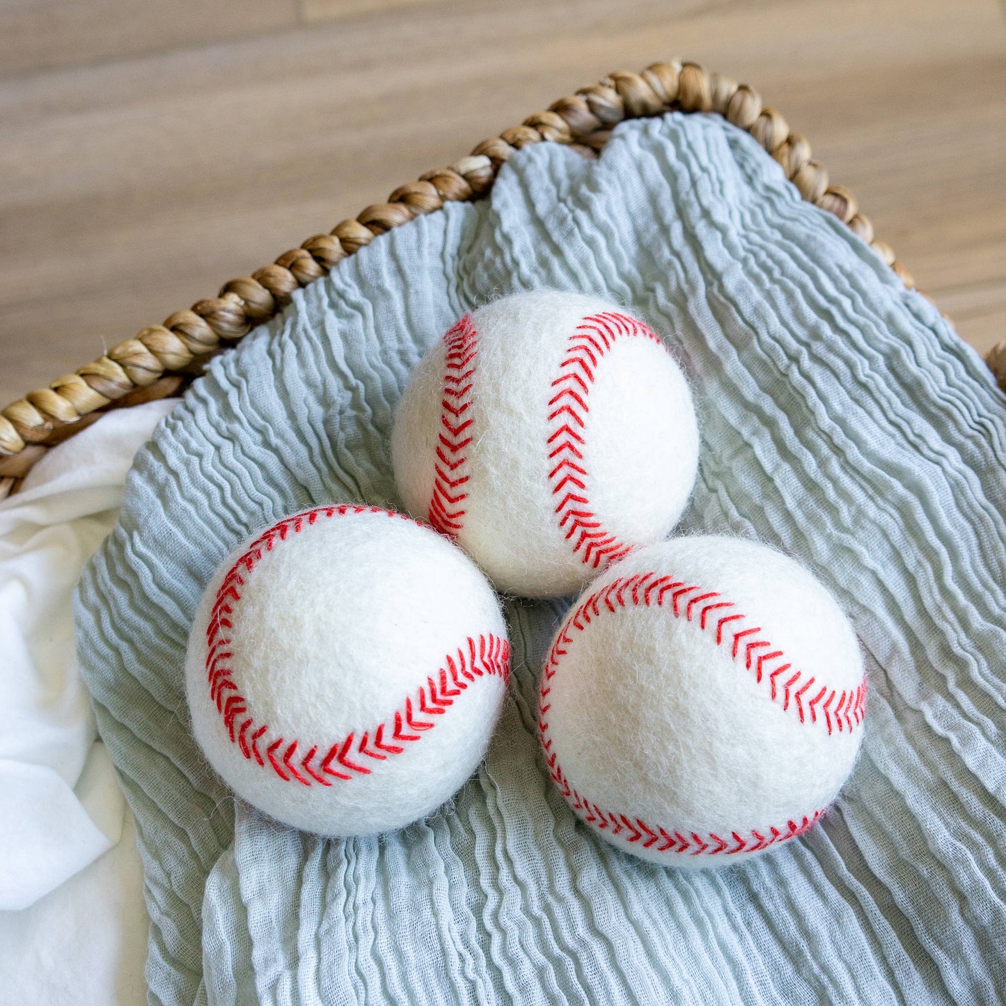 Baseball Eco Wool Dog Ball