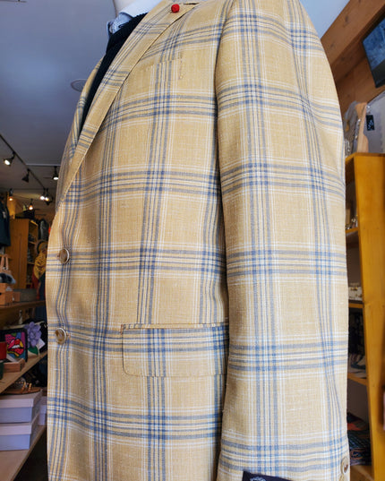 Yellow & Grey Summer Blend Italian Sport Jacket