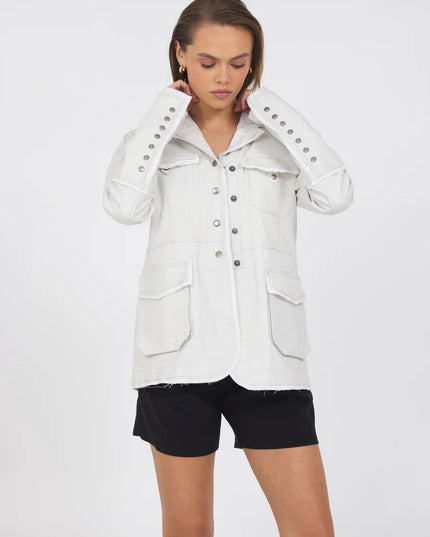 Meryl-vegtable dye Leather Coconut