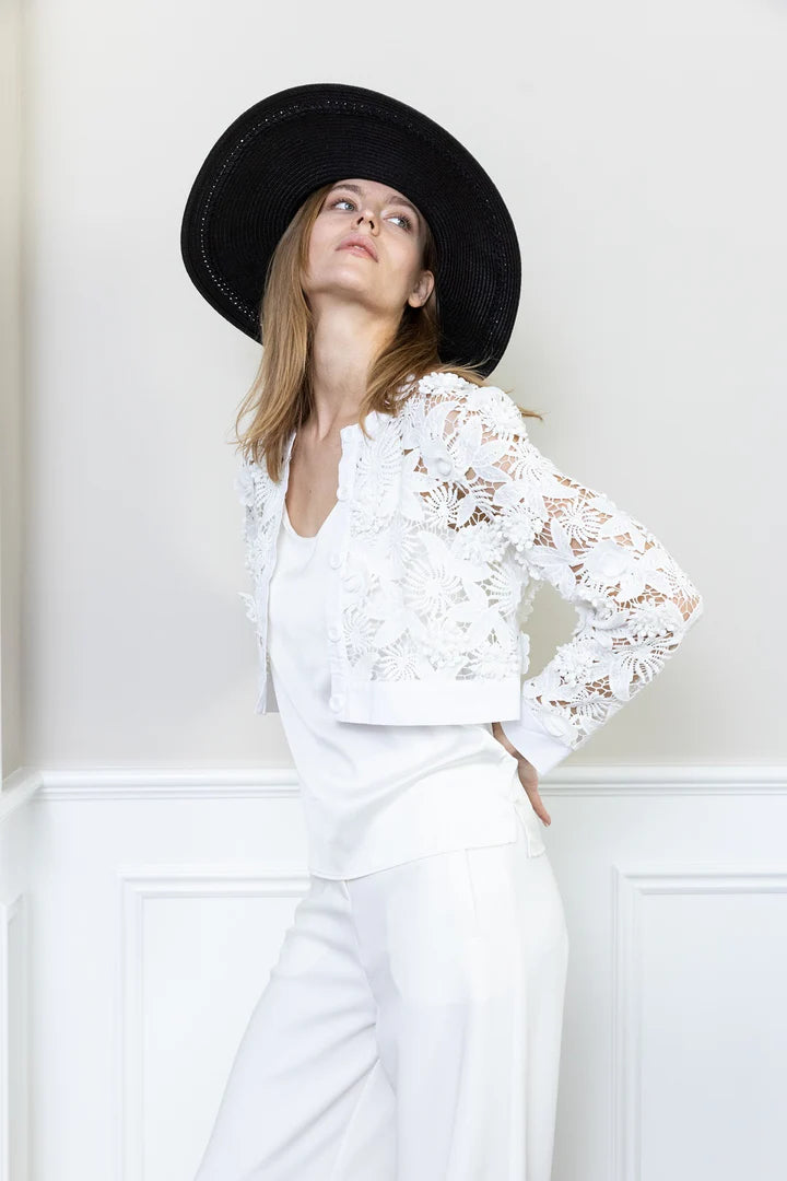 3D Floral Lace Jacket