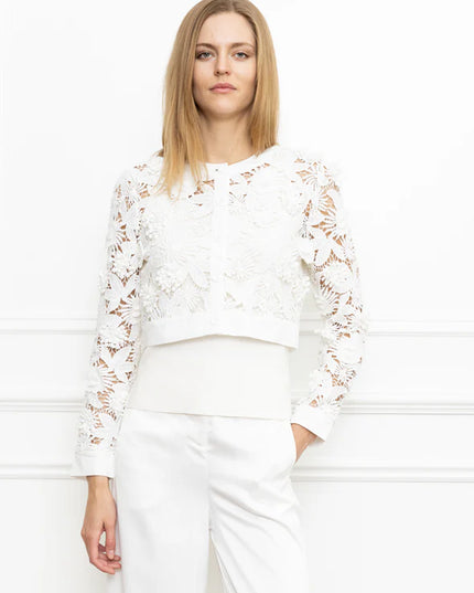 3D Floral Lace Jacket