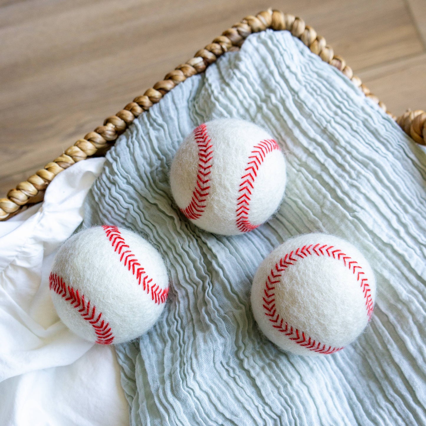 Baseball Eco Wool Dog Ball