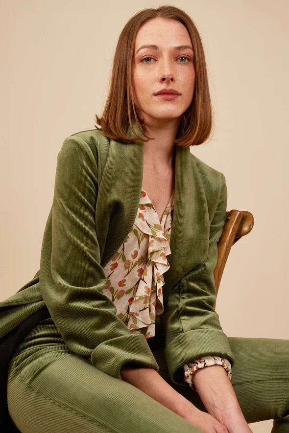 Corrie Bratter Clan Trousers in Green