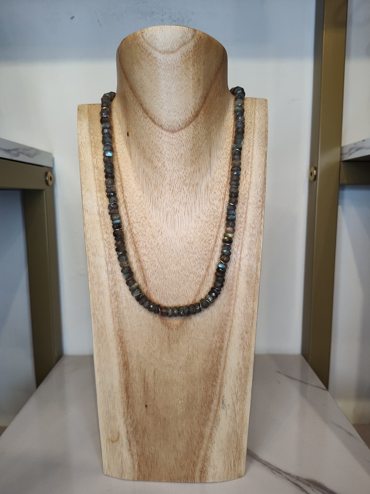 Labradorite and Silver