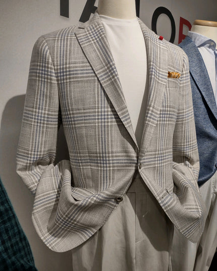 Tan & Purple Italian Sport Coat
