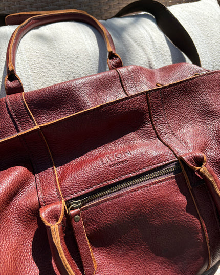 Full Grain Leather Duffle Bag