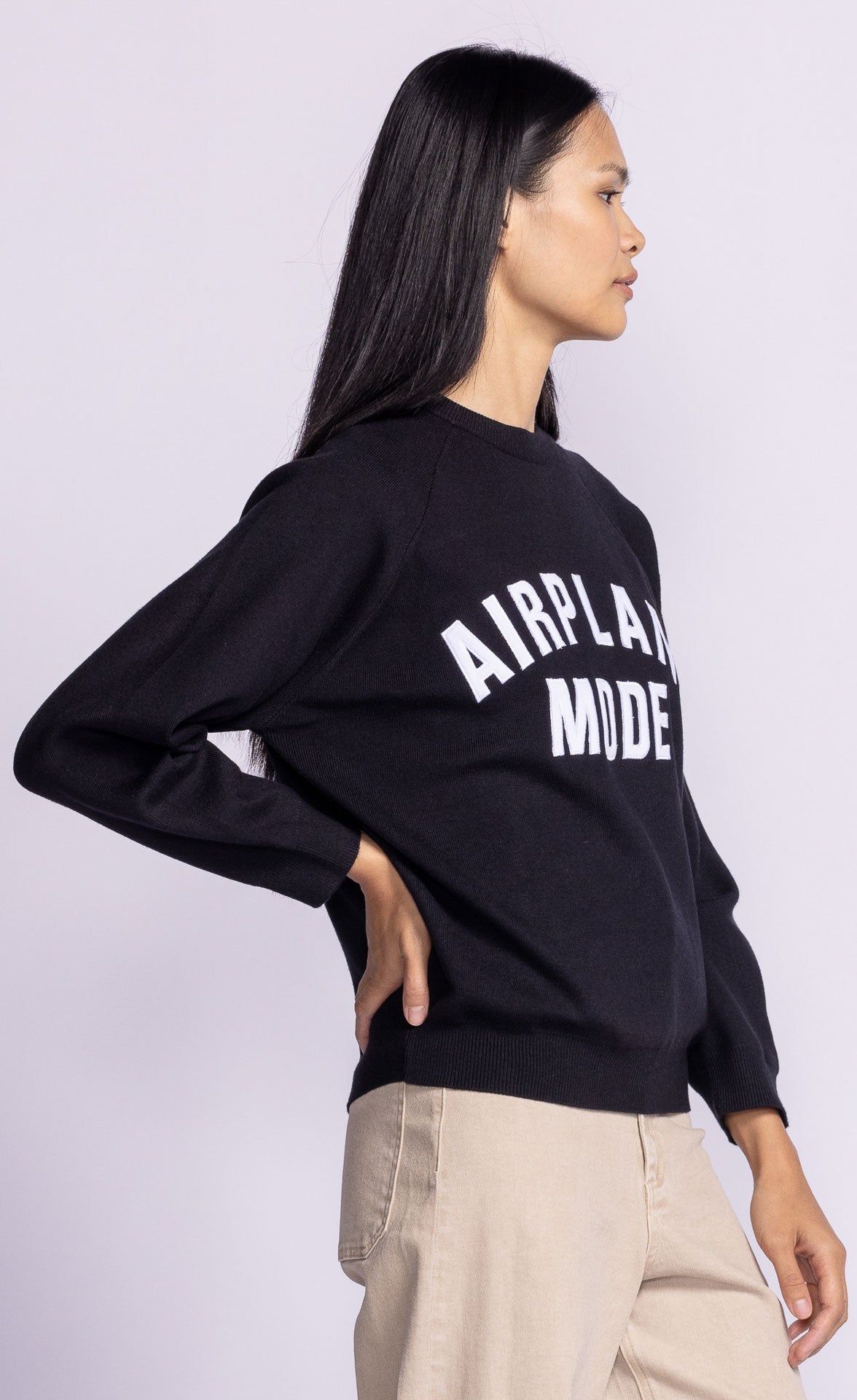 Catching Flights Sweater - Black