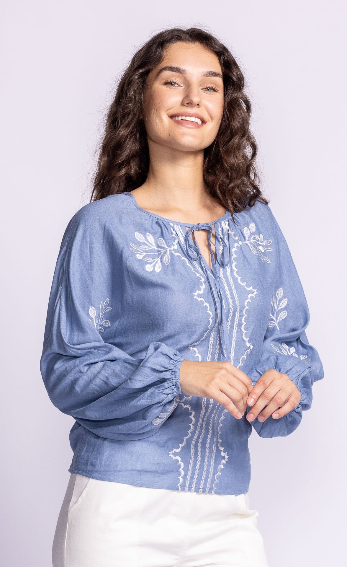 Whitney Top - Blue