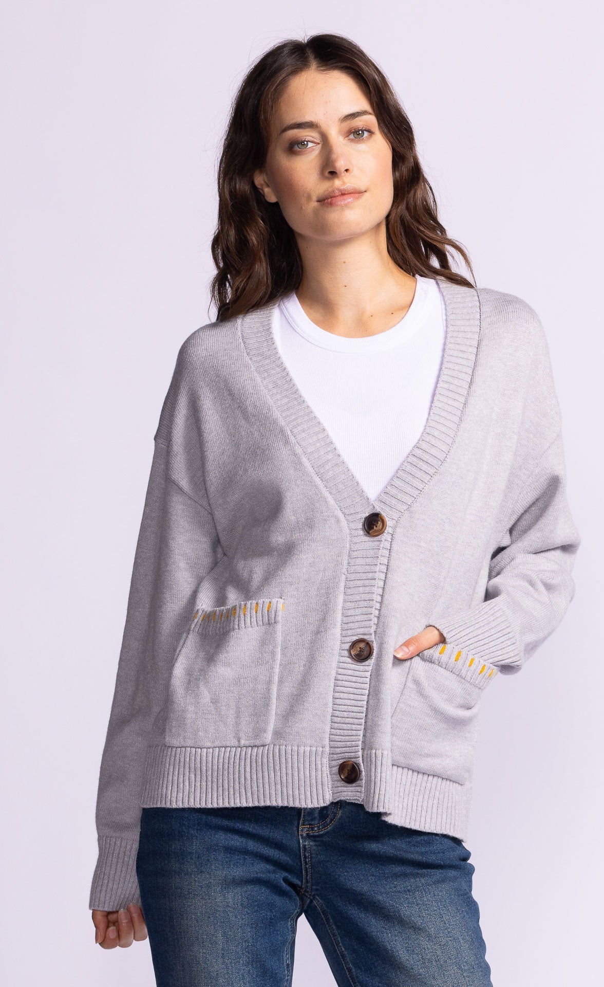 Trisha Sweater - Light Grey