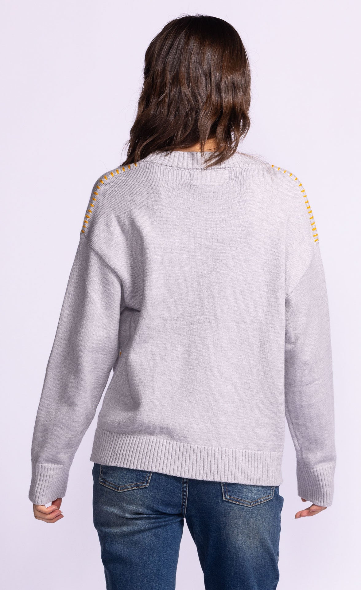 Trisha Sweater - Light Grey