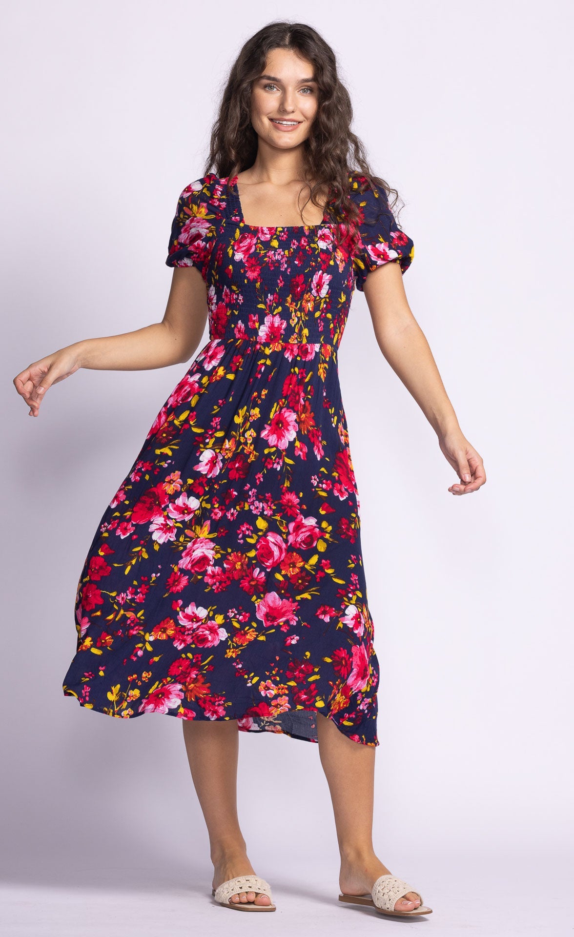Francesca Dress- Blue
