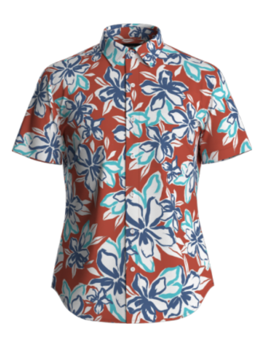 Corinth Floral SS Button Down