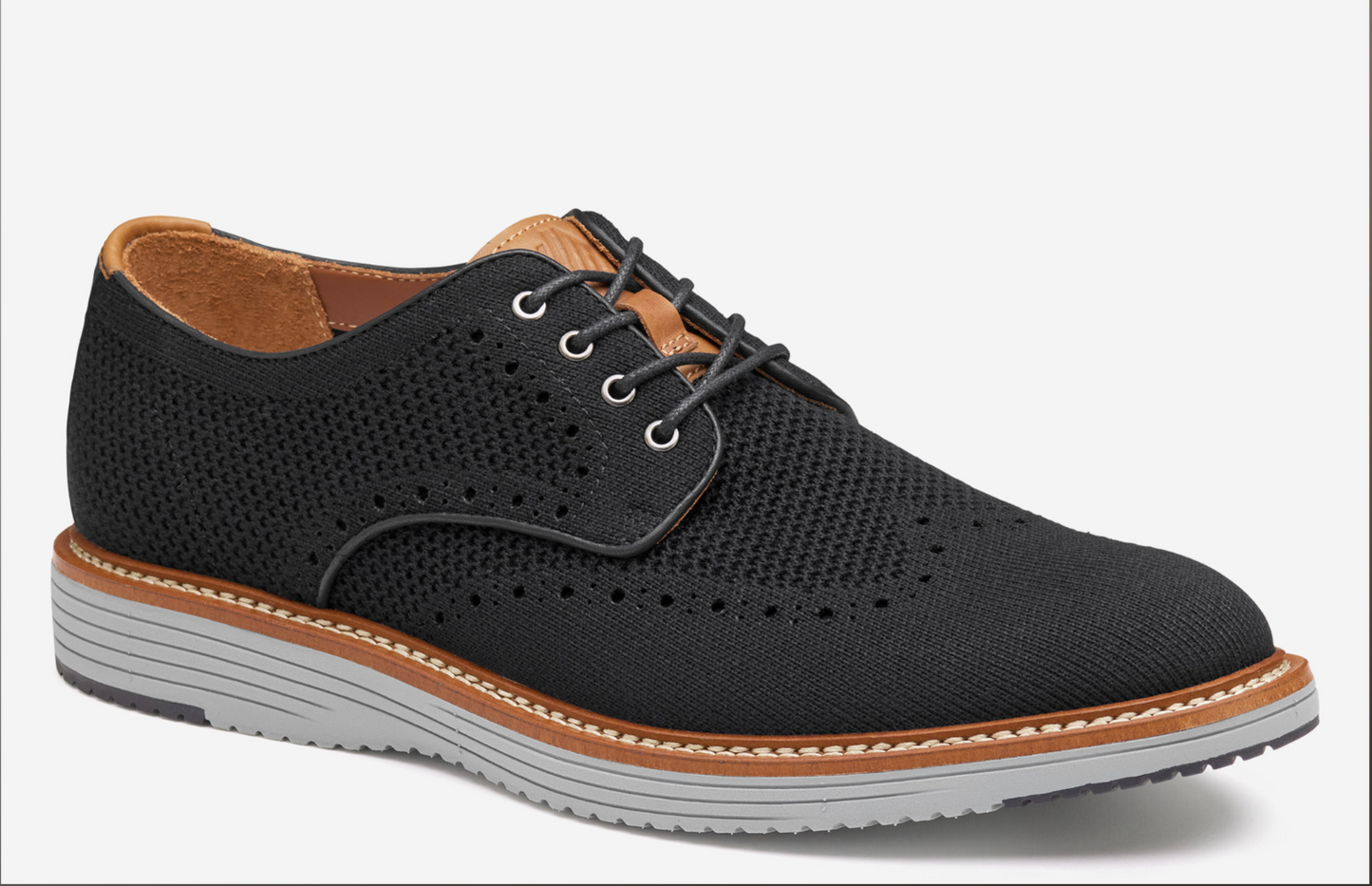 Upton Wingtip Knit - Black