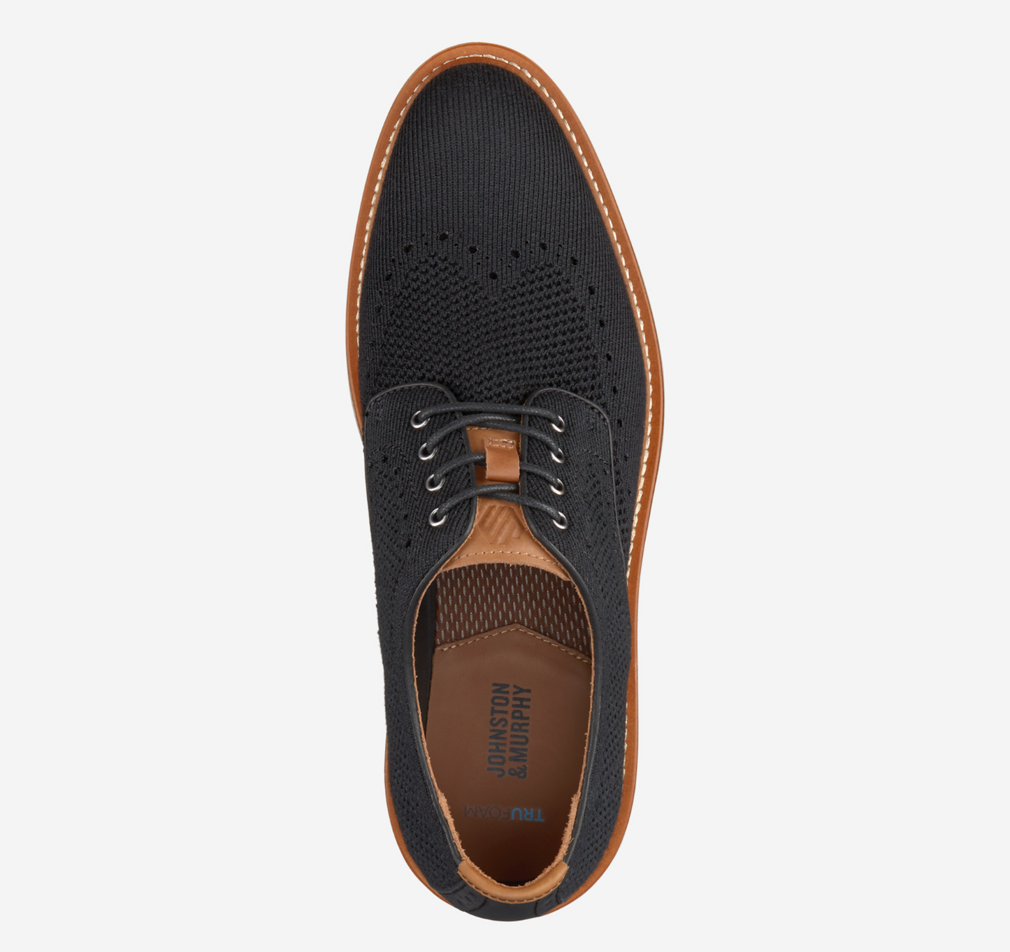 Upton Wingtip Knit - Black