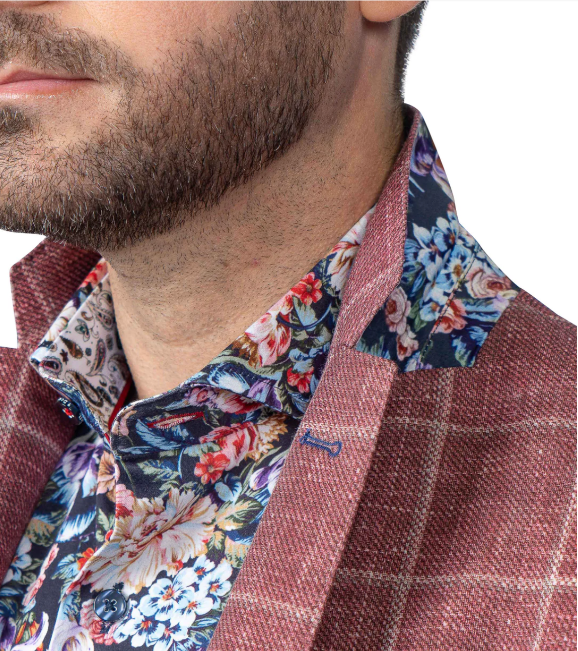 Portland Windowpane Stretch Blazer