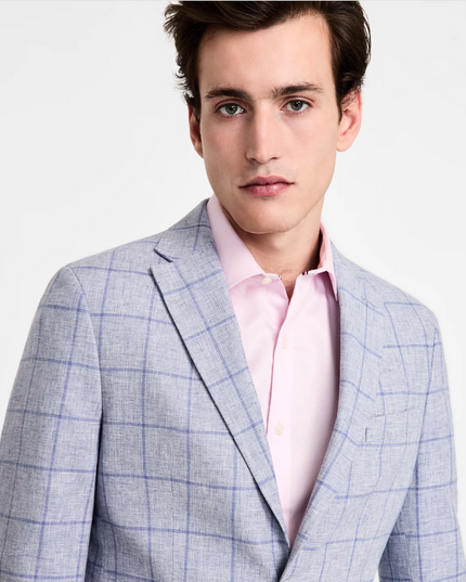 Classic Blue Windowpane Sport Jacket