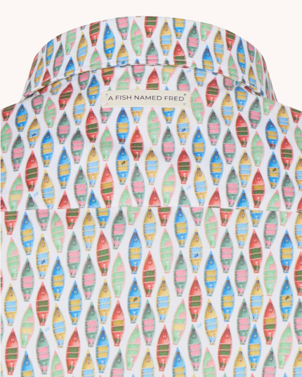 Boats Multi Color L/S Button Down Shirt