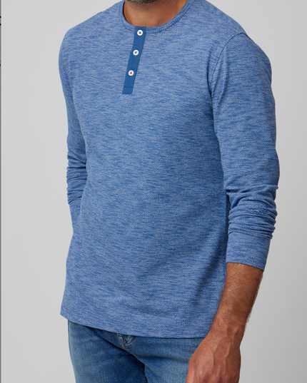 Slub Pique Comfort Henley