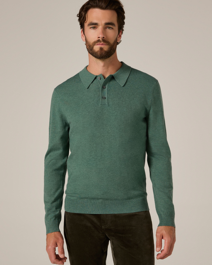 Belford Long Sleeve Sweater Polo