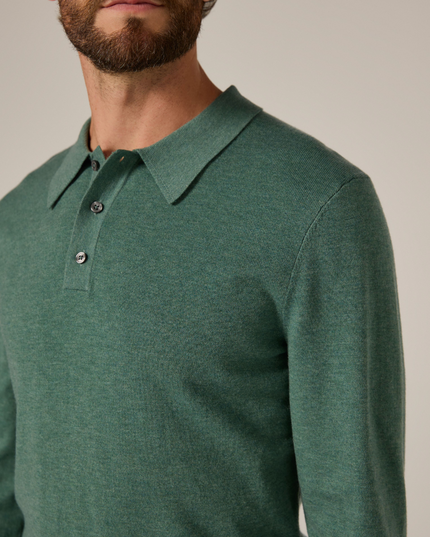 Belford Long Sleeve Sweater Polo