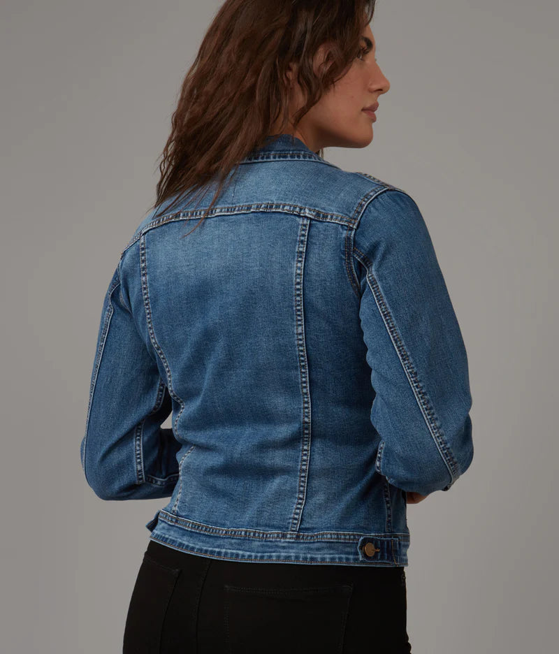 Gabriella Classic Denim Jacket Rugged Classic Blue