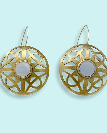Moresque Filigree Pearl Earrings