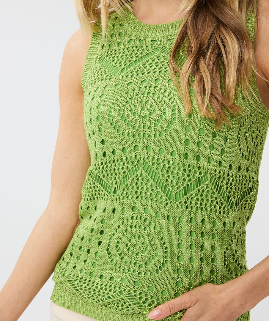 TOP AJOUR KNIT