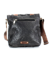 Hue Leather Messenger Bag
