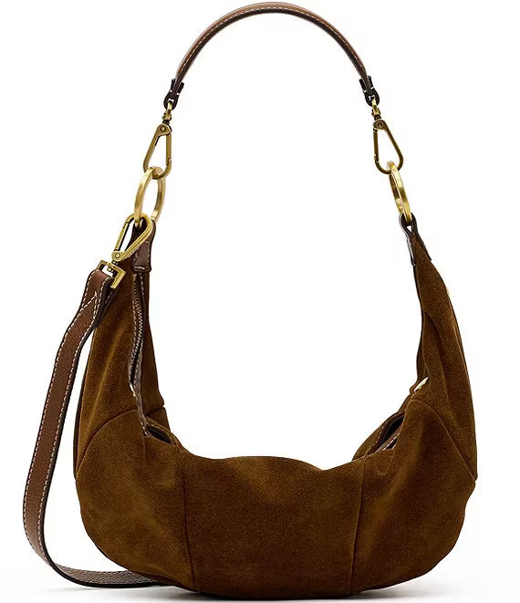 Erica med Cinnamon Suede/Antique Gold