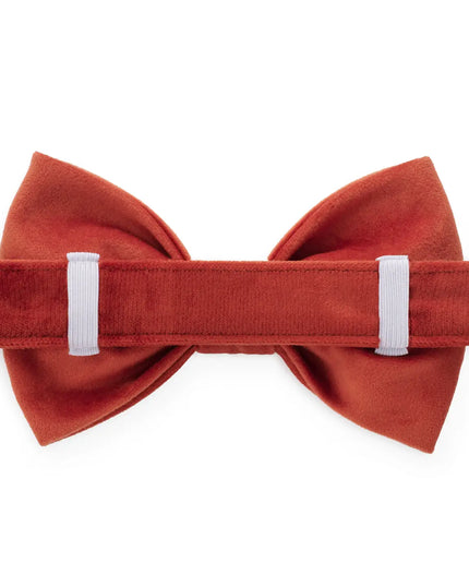 Football Embroidered Dog Bow Tie