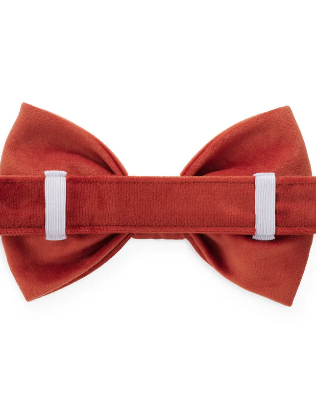 Football Embroidered Dog Bow Tie