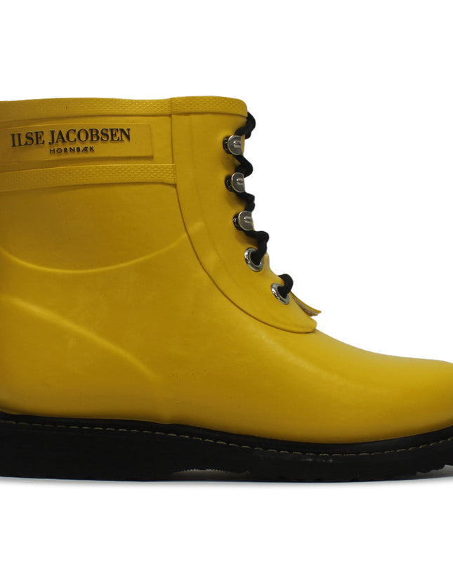 Cyber Yellow Ankle Rubber Boots