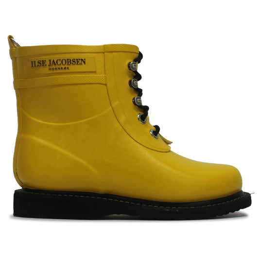 Cyber Yellow Ankle Rubber Boots