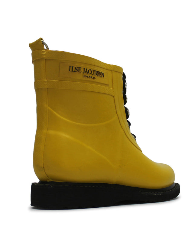 Cyber Yellow Ankle Rubber Boots