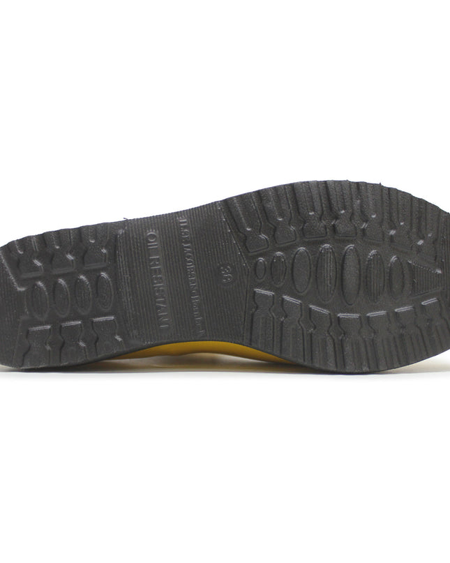 Cyber Yellow Ankle Rubber Boots