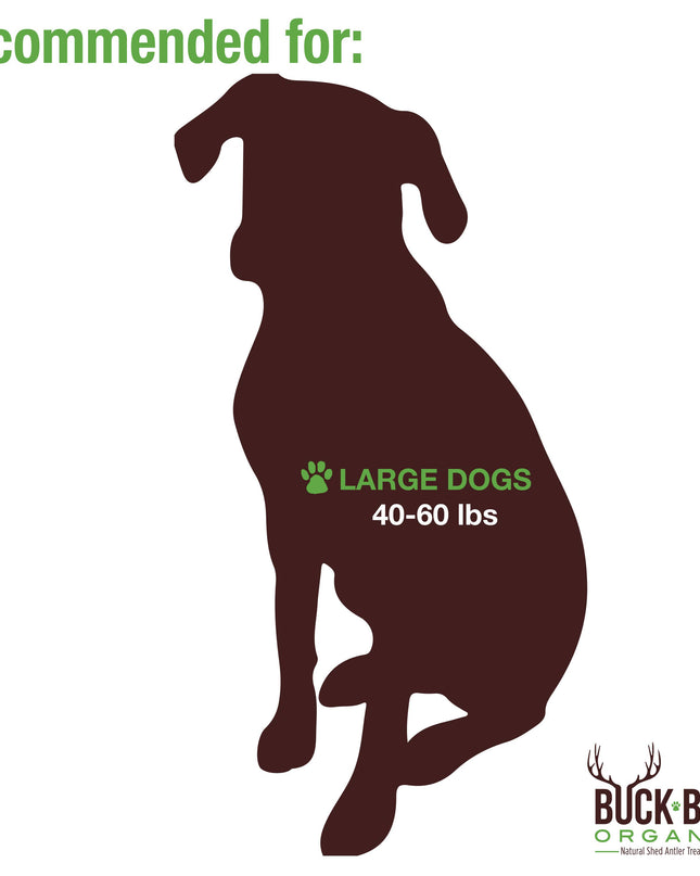 Elk Antler Jumbo Split Dog Chew - Bagged