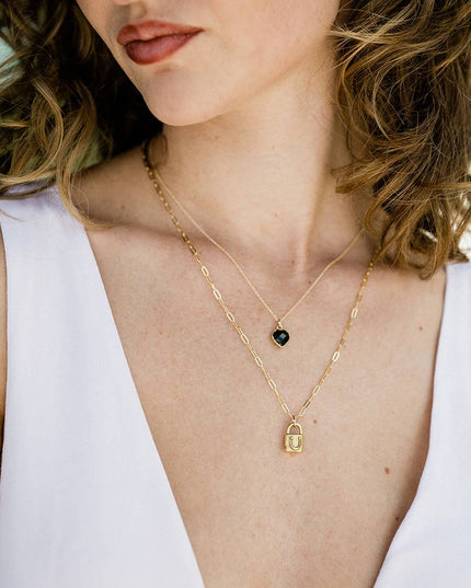 Love Lock Necklace: 18 Inch