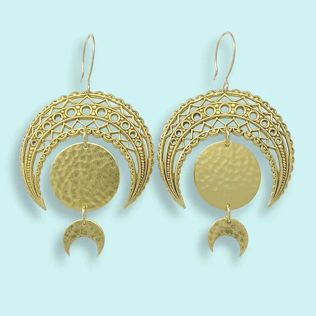 Moon Phase Earrings