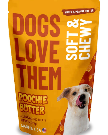 Peanut Butter & Honey Soft & Chewy Dog Treats 8oz