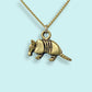 Armadillo Necklace: 18 Inch