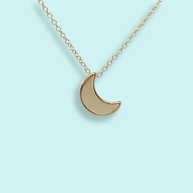 Tiny Moon Necklace