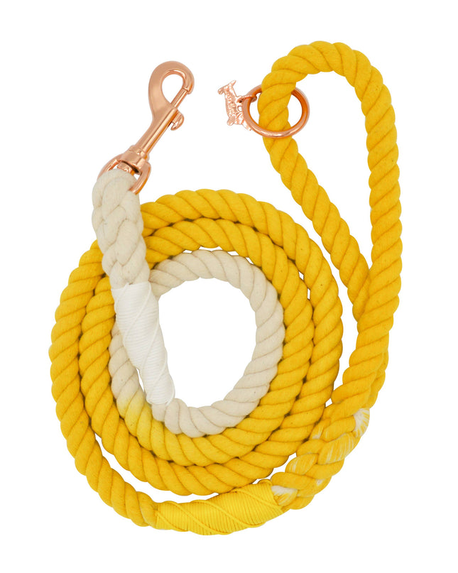 Dog Rope Leash - Lemon Drop