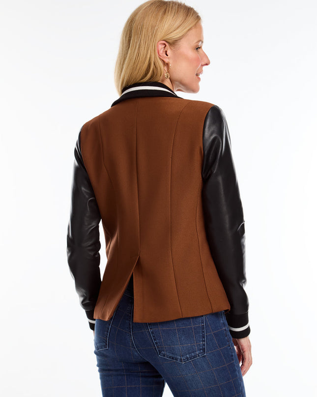 Mixed Media Blazer