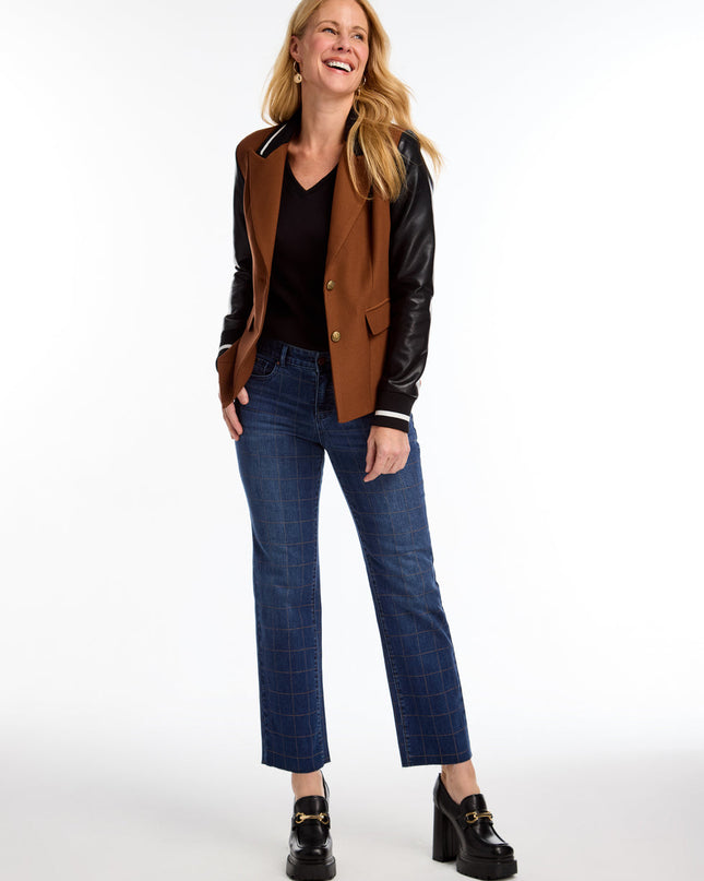 Mixed Media Blazer