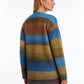 Striped Spacedye Cardigan