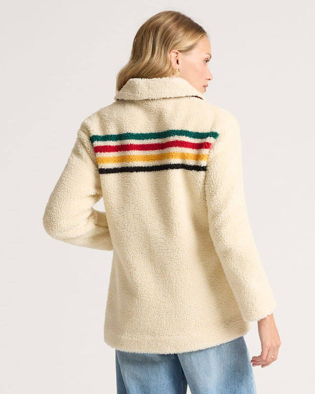 WOMEN'S GLACIER SUNSET SHERPA FLEECE JACKET