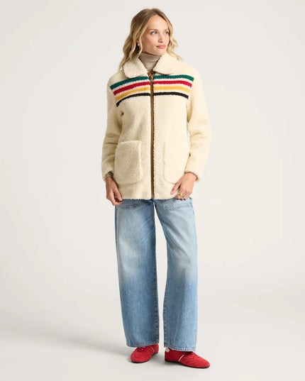 WOMEN'S GLACIER SUNSET SHERPA FLEECE JACKET