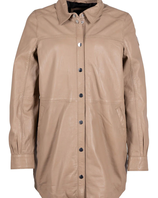 Mahi 2 RF Leather Jacket, Toffee
