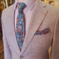 Lightweight pink linen sports jacket. Summer sports coat. Men's blazer. Mackinac Island boutique