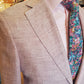Lightweight pink linen sports jacket. Summer sports coat. Men's blazer. Mackinac Island boutique